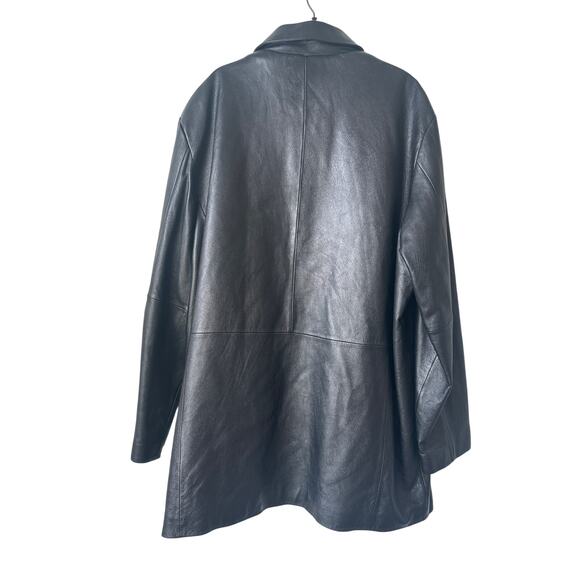 Wilsons Leather Pelle Studio Jacket Black Thinulate Ultra Soft Men's Tall 2XLT - Picture 10 of 14